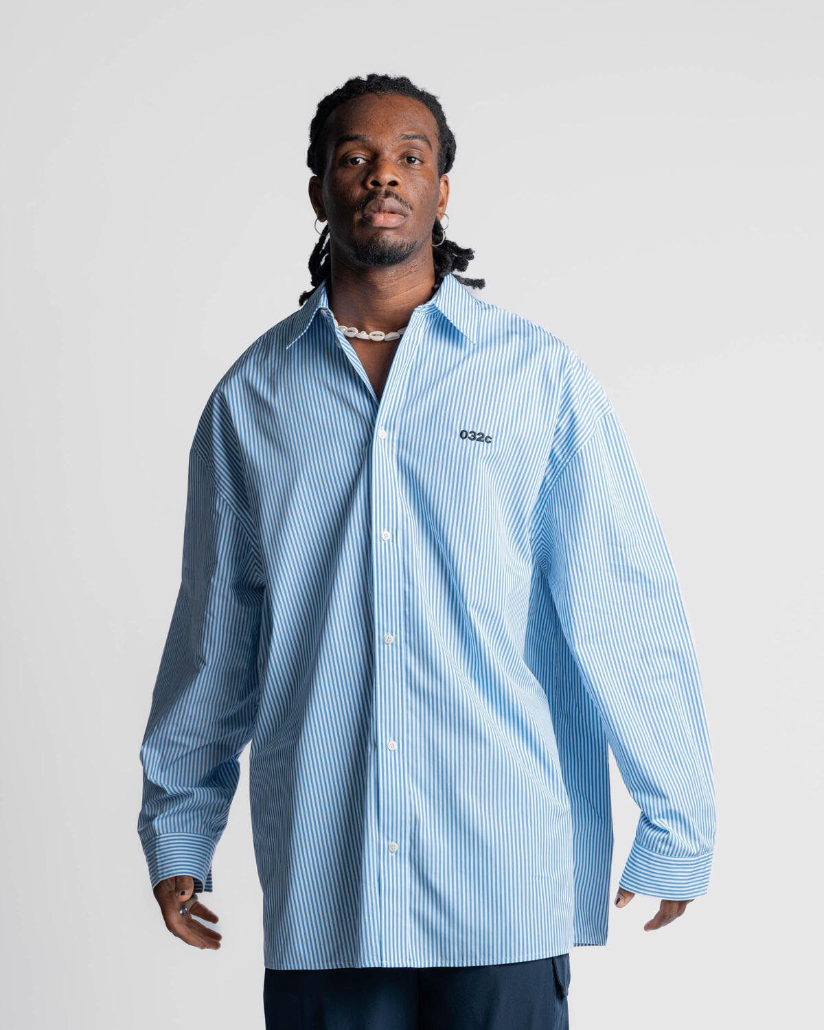 032c ''OFFICE'' OVERSIZED SHIRT | F24-URW-1304-350 | AFEW STORE